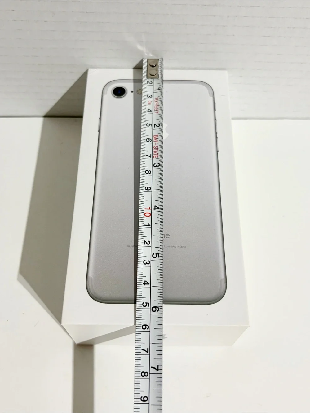 BOX ONLY EMPTY Apple IPhone 7 Box 32GB Silver Original Genuine